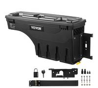 Boîte de Rangement pour Lit de Camion-VEVOR-Côté Passager-34kg-Noir-25L-Remorque de Boîte de Stockage-Améliorer l'Organisation