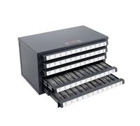 VEVOR Boîte de Rangement pour Tarauds #2-56-#12-28 Coffret Vide 60 Compartiments