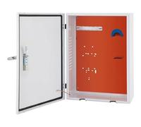 VEVOR Boîte de Station de Chargement Tesla, 70 x 50 x 25 cm, Boîte de Câble Extérieure Boîte de Charge, IP32 Étanche à la Poussière Boîtier Électrique Acier Rouleau Frais, pour Connecteur Mural Tesla