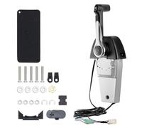 VEVOR Boîtier de Commande à Distance Hors-Bord, Compatible avec Yamaha 4 Temps 704-48205-P1, Commande d'Accélérateur de Bateau Montage Supérieur, avec Interrupteur de Trim, et Connecteur 5 Broches