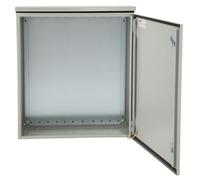 VEVOR Boîtier électrique, 60x60x30 cm, boîte extérieur électrique UL NEMA 4, étanche IP65 anti-poussière, boîte de jonction en acier au carbone laminé à froid capot de pluie pour intérieur extérieur