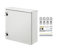VEVOR Boîtier électrique Acier au carbone laminé à froid Capot de pluie 60×60×20 cm IP66 NEMA 4