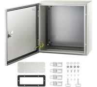 VEVOR – Boîtier électrique en acier au carbone 40x40x20 cm IP65 – plaque de montage