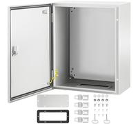 VEVOR Boîtier électrique boîte de jonction 50x40x25 cm en acier au carbone IP66
