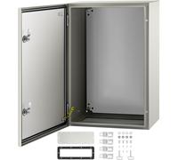 VEVOR Boîtier électrique NEMA 4X Acier au carbone IP66 60x40x25 cm avec plaque de montage