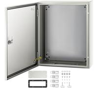 VEVOR - boîtier électrique en acier, boîtier électrique 50x40x15 cm, en acier au carbone IP65