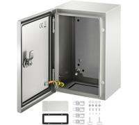 VEVOR Boîtier électrique en acier au carbone 30 x 20 x 15 cm IP65