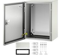 VEVOR – Boîtier électrique en acier au carbone 40,64 x 30,5 x 20,3 cm – IP65