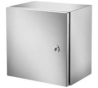 VEVOR Boîtier en acier inoxydable, 300 x 300 x 200 mm boîte de jonction électrique NEMA 4X IP66 étanche et anti-poussière, boîte de jonction électrique extérieure/intérieure, avec plaque de montage