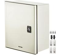 VEVOR Boîtier en fibre de verre NEMA, 30x25x14 cm, coffret armoire électrique NEMA 4X, IP66 étanche et anti-poussière, boîte de jonction électrique extérieure et intérieure, avec plaque de montage