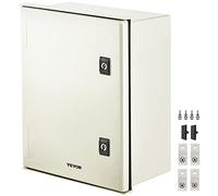 VEVOR Boîtier en fibre de verre NEMA, 40x30x20 cm, coffret armoire électrique NEMA 4X, IP66 étanche et anti-poussière, boîte de jonction électrique extérieure et intérieure, avec plaque de montage