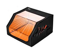 VEVOR Boîtier Protection de Graveur Laser, 800x800x500 mm, Ignifuge, Fumée et Bruit Isolés, Protection des Yeux, avec Ventilateur d'Extraction et Tuyau, Convient à la Plupart de Machine à Graver Laser