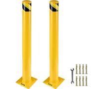 VEVOR Bollard de Sécurité Borne de Protection en Acier 2PCs 122x14 cm Parking