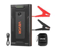 VEVOR Booster Batterie Voiture 1000 A Démarreur de Batterie au Lithium Portable pour Démarrage Voiture des Moteurs Essence 5 L et Diesel 3 L, avec Lampe Torche 3 Modes d'Éclairage, Câble de Démarrage