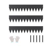 VEVOR Bordure Paysagère Jardin Acier Résistante à la Rouille 3PCS 1016 x 203 mm