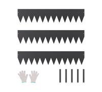 VEVOR Bordure Paysagère Jardin Acier Résistante à la Rouille 3PCS 1016 x 203 mm