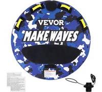 VEVOR Bouée Tractée Gonflable Pour Bateau Inflation Et Dégonflage Efficaces Capacité 154kg Bleu et noir