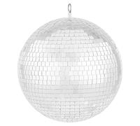 VEVOR Boule disco miroir 295 mm, boule à facette miroir avec anneau de suspension, décorations de fête de boule disco éclair, pour DJ Club, scène, mariage, anniversaire, Noël, célébration du Nouvel An