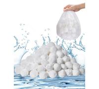 VEVOR Boules Filtrantes pour Piscine Filtre à Sable, 0,7 kg, Boules de Remplacement pour Sable Filtre Piscine, Fibre Polyester Réutilisables avec Sac de Lavage, pour Divers Systèmes Filtration Piscine