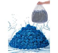 VEVOR Boules Filtrantes pour Piscine Filtre à Sable, 1,83 kg, Boules de Remplacement pour Sable Filtre Piscine, Fibre Polyester Réutilisable avec Sac de Lavage, pour Systèmes Filtration Piscine, Bleu