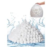 VEVOR Boules Filtrantes pour Piscine Filtre à Sable Aquarium 2,1 kg Réutilisable
