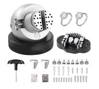 VEVOR Boulet de Graveur 127 mm Étau de Gravure Base Rotative à 360° Étau à Boule Mâchoire Réglable avec 35 Accessoires Outil de Réglage de Gravure pour Fabrication de Bijoux de Précision Bijoutier