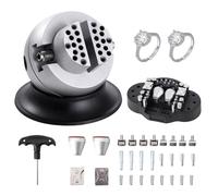 VEVOR Étau de gravure 78 mm – Base rotative 360° Mâchoire réglable 30 accessoires pour bijoutier