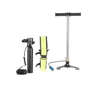 VEVOR Bouteille de plongée portable de 0,5 L, bouteille d'oxygène avec pompe, pour respiration 5-10 minutes, profondeur de plongée de 30 m, réservoir d'air rechargeable pour exploration sous-marine