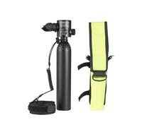 VEVOR Bouteille de plongée portable de 0,5 L, bouteille d'oxygène, pour respiration 5-10 minutes, profondeur de plongée de 30 m, kit de réservoir pulmonaire pour exploration ou sauvetage sous-marin