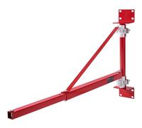 VEVOR Bras de support de palan électrique, capacité de charge 600 kg, bras pivotant de support palan avec poteau, cadre de palan acier, bras de levage de palan d'échafaudage 180° pour atelier, garage