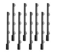 VEVOR Bras Extension Fil Fer Barbelé Rallonges de Poteaux Clôture 8 PCS 60,5 cm