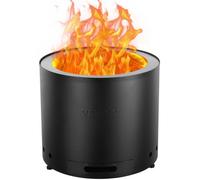 VEVOR Brasero à bois sans fumée en acier inoxydable 490x390 mm bac à cendres