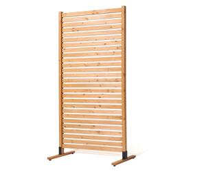 VEVOR Brise-vue en Bois, 91x186 cm, Panneau Intimité Autoportant avec Support, Écran de Confidentialité Décoratif, Paravent Séparateur Extérieur Durable pour Patio, Balcon, Terrasse, Pelouse, Jardin