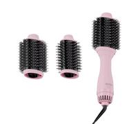 VEVOR Brosse Soufflante Sèche-cheveux Ionique Tête 65 mm 75 mm Volumateur de Style Enduit Titane Électrolytique et Céramique, Brosse de Coiffage à Air Chaud 4 Températures pour Lisser, Sécher, Boucler