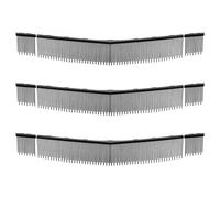 VEVOR Brosses de Rechange pour Balayeuse à Gazon Manuelle Lot de 3, Brosses de Rechange pour Ramasse-Feuilles, Compatible avec Balayeuses VEVOR 76,2 cm, en V pour Ramassage de l'Herbe et des Feuilles
