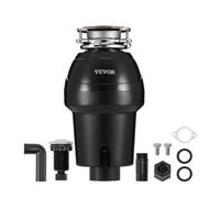 VEVOR JWM-931 Broyeur à Déchets Évier de Cuisine, Noir