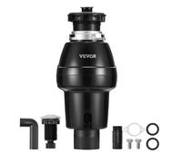 VEVOR Broyeur d'évier de cuisine 3/4 CV 3930 tr/min Montage EZ Cordon Anti-éclaboussures
