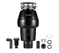 VEVOR JWM-V50 Broyeur à Déchets Évier de Cuisine, Noir