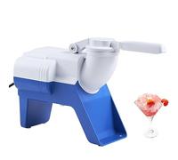 VEVOR Broyeur à Glace Électrique 80 kg/h Machine à Glace Pilée Commerciale 220 W Tête à 2 Lames Inox Corps en ABS Machine à Granita Cocktails Sorbets Boissons Fraîches Bars Restaurants Supermarchés