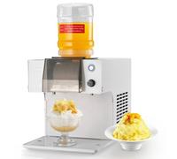 VEVOR Broyeur à Glace Pilée 40 kg/24 h, Machine à Glace Râpée Flocon de Neige, avec Lame en Acier Inoxydable, Réservoir de 1,8 L, Pré-refroidissement Rapide, pour Dessert Boulangerie Café Maison