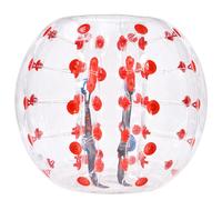 VEVOR Bulle Gonflable Ballon Pare-chocs 1,2 m Bulle Sumo Pois Rouge pour Jeux