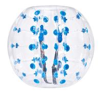 VEVOR Bulle Gonflable de 1,2 m Pois Bleu pour Adolescents et Adultes Balle Pare Chocs à Bulles en PVC pour Hamster Humain 0,8 mm d'Épaisseur pour Jeux d'Équipe en Plein Air Jouets Pare-chocs Jardin