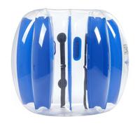 VEVOR Bulle Gonflable Géante de 1,2 m de Diamètre, Balle Pare Chocs à Bulles en PVC Épais, Ballon Sumo Facile à Porter, pour Jeux d'Équipe en Plein Air, Jardin Cour Parc Aire de Jeux, Rayures Bleues