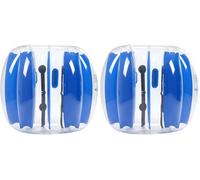 VEVOR Bulle Gonflable Géante de 1,2 m de Diamètre, Balle Pare Chocs à Bulles en PVC Épais, Ballon Sumo Facile à Porter, pour Jeux d'Équipe en Plein Air, Jardin Cour Parc Aire de Jeux, Rayures Bleues