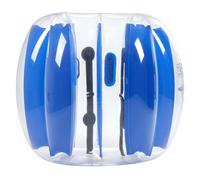 VEVOR Bulle Gonflable Géante de 1,2 m de Diamètre, Balle Pare Chocs à Bulles en PVC Épais, Ballon Sumo Facile à Porter, pour Jeux d'Équipe en Plein Air, Jardin Cour Parc Aire de Jeux, Rayures Bleues