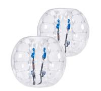 VEVOR Bulle Gonflable Transparente de 1,2 m 2PCs pour Adolescents et Adultes Balle Pare Chocs à Bulles en PVC pour Hamster Humain 0,8 mm d'Épaisseur pour Jeux d'Équipe en Plein Air Jouets Pare-chocs