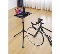 VEVOR Bureau de vélo d'entraînement Stationnaire, Table de vélo pour l'entraînement Pliable et réglable avec Support Triangulaire, Bureau de Fitness à Plusieurs Fentes avec Guidon, pour Les Exercices
