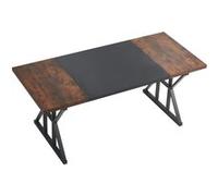 VEVOR Bureau d'Ordinateur 180x80cm Moderne et Simple Capacité 68kg Marron et Noir Noir et marron