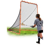 VEVOR But de crosse, filet de crosse, équipement d'entraînement portable de crosse dans le jardin, filet d'entraînement avec cadre en acier, installation rapide et facile, parfait pour l'entraînement