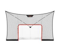 VEVOR But de Hockey avec Filet de Protection 366x213 cm Léger et Portable, Équipement d'Entraînement de Hockey pour Parc Aire de Jeux, Cage de Streethockey Haute Résistance à l'Usure et à la Tension